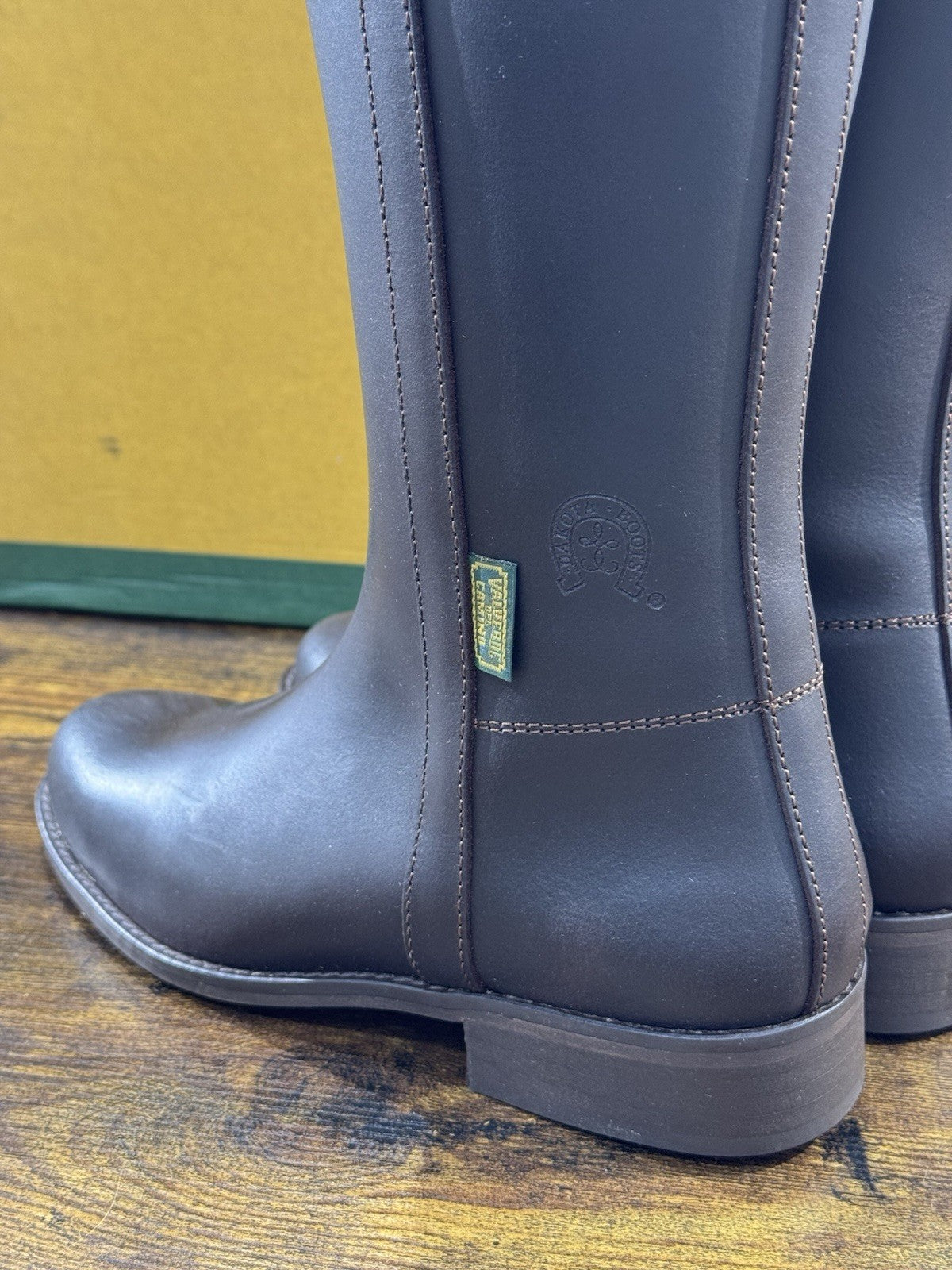 Dakota Boots Stivale Donna Cavallerizzo Pelle Marrone Top Quality 41