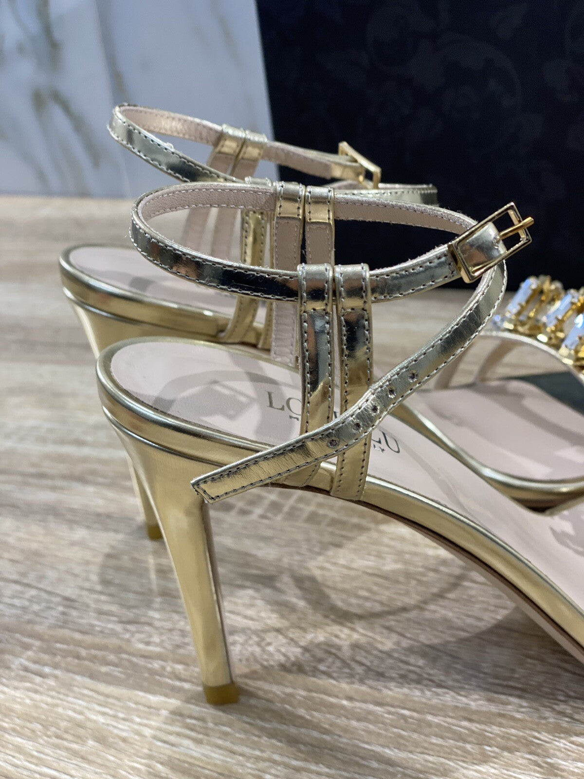 Loriblu’ Sandalo donna specchio oro luxury woman sandal Loriblu’ 38