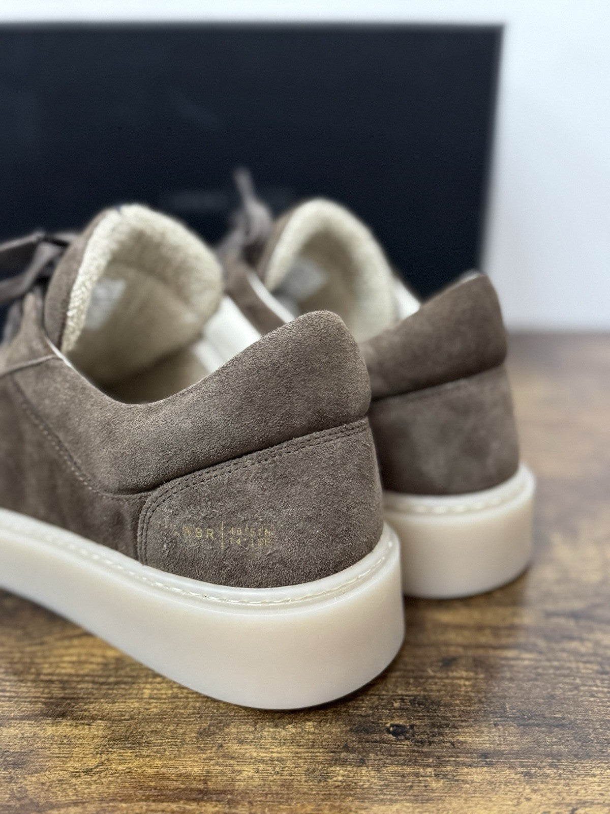 Low Brand Sneaker Pelle Suede Tortora  Casual Uomo 40