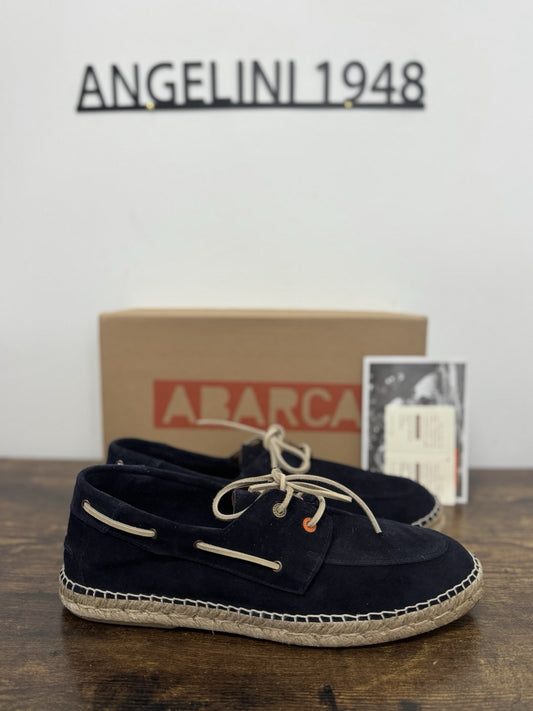Abarca Espadrilles Suede Blu  Mocassino Casual Uomo 45