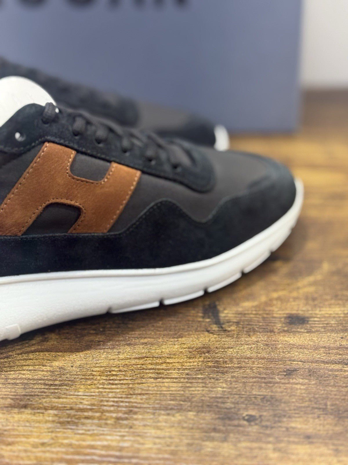 Hogan Interactive 3 Pelle Suede Black  Casual Hogan Uomo 41