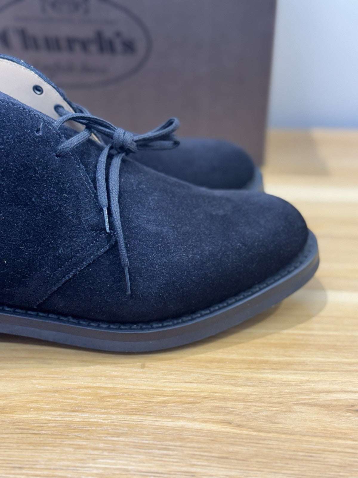 Church’s Ryder 3 81 Polacchino Suede Nero  Luxury Church’s Uomo 40