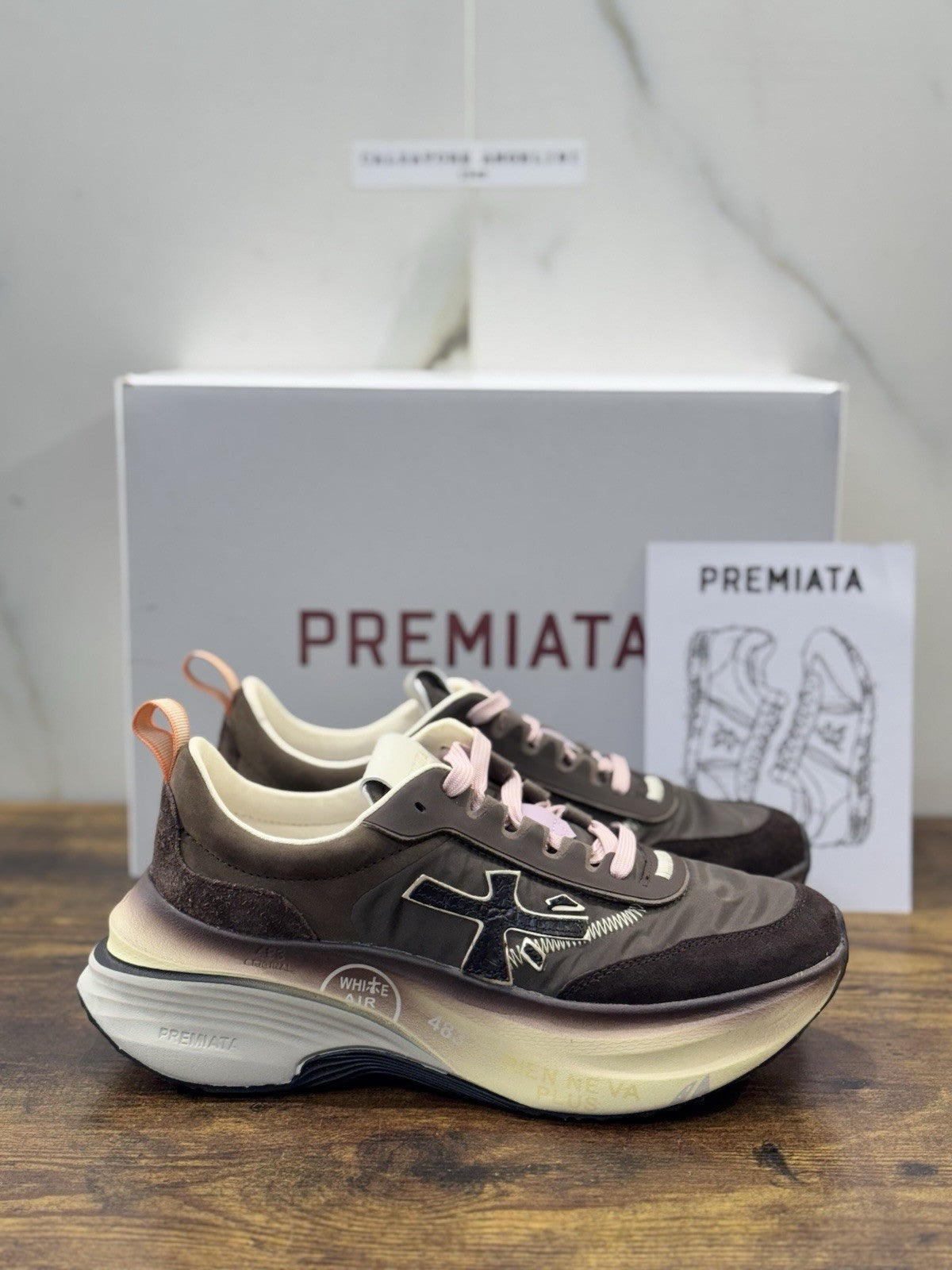 Premiata Sneaker Hill Marrone Casual Premiata Scarpa Donna 37