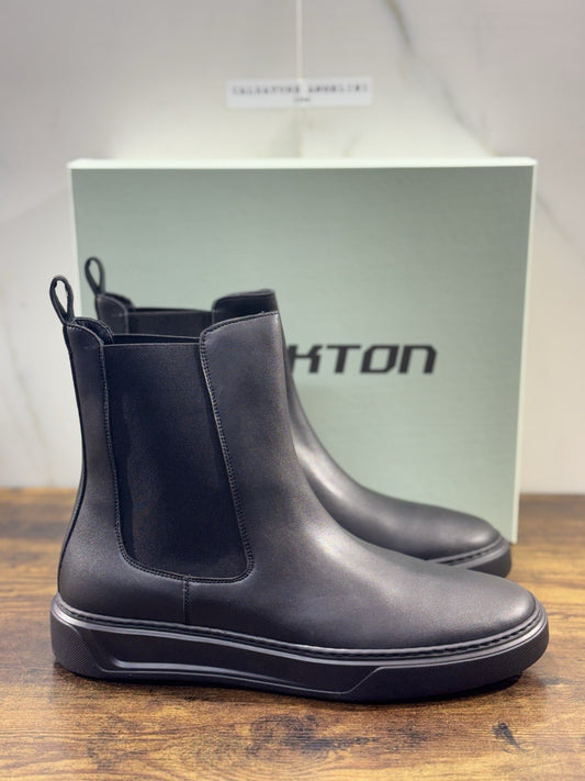 Stokton Chelsea Boot Extra Light  Pelle Nero    100% Made In Italy Uomo 40