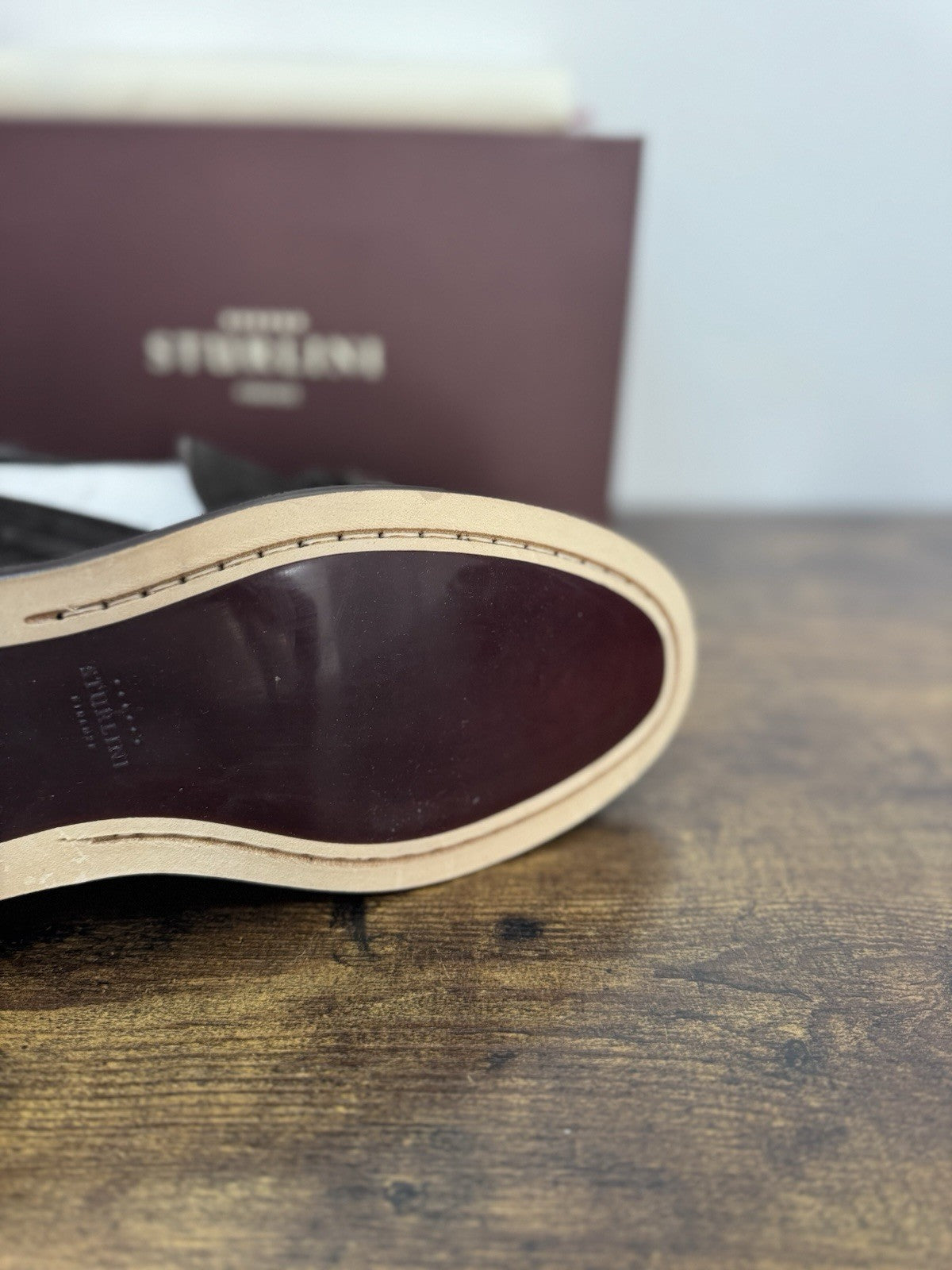 Sturlini  Mocassino Suede Marrone Tassel Loafer      Luxury Scarpa Uomo 40