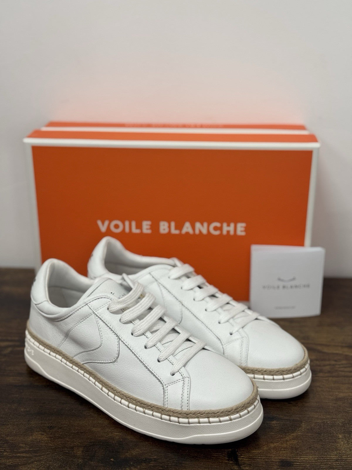 Voile Blanche Sneaker Layton Pelle Bianca Casual Uomo 40