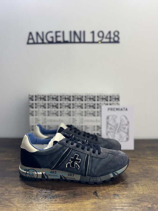 Premiata Lucy Sneaker Suede Avio Casual Premiata Uomo 44