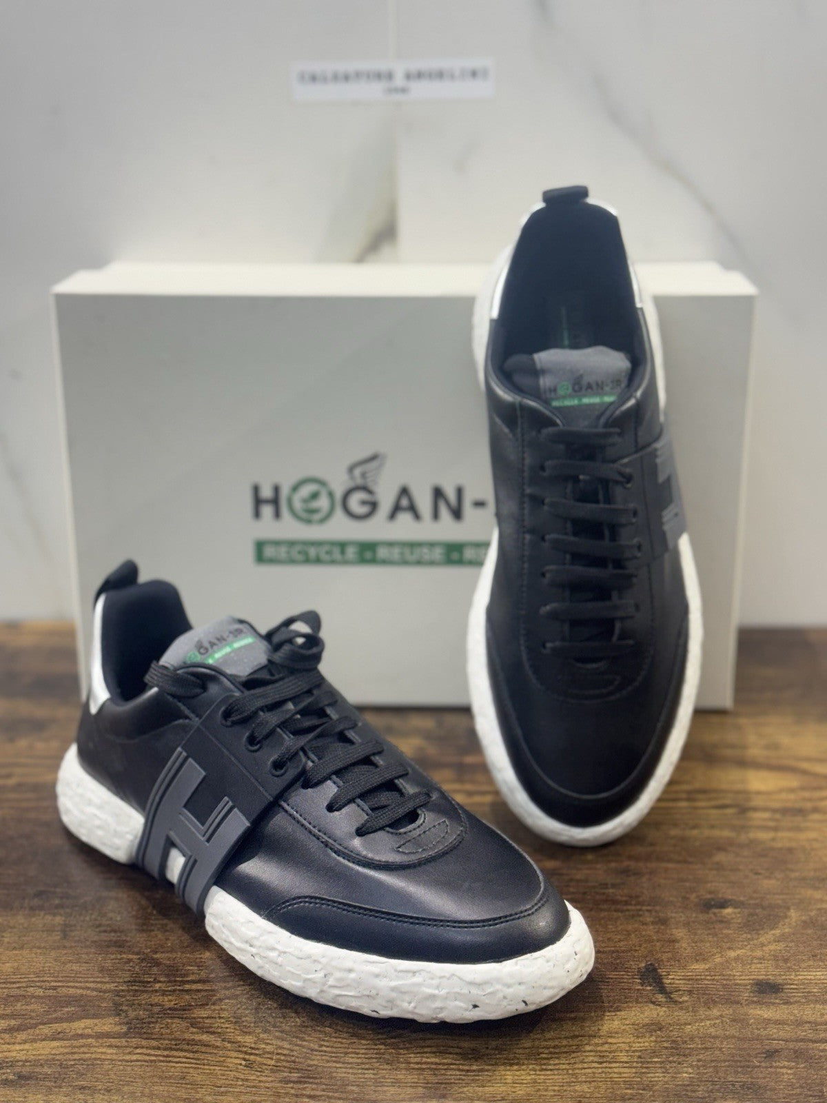 Hogan 3r Sneaker Pelle Nera Casual Hogan Uomo 42.5