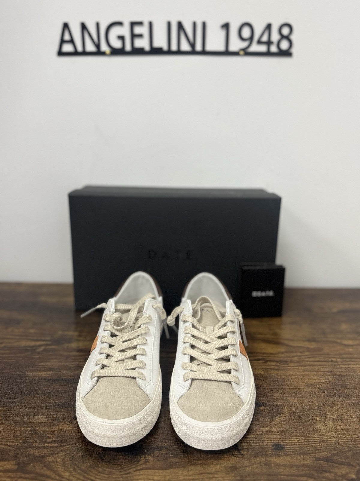 D.a.t.e. Hill Low Sneaker Pelle Bianca Casual Uomo 40