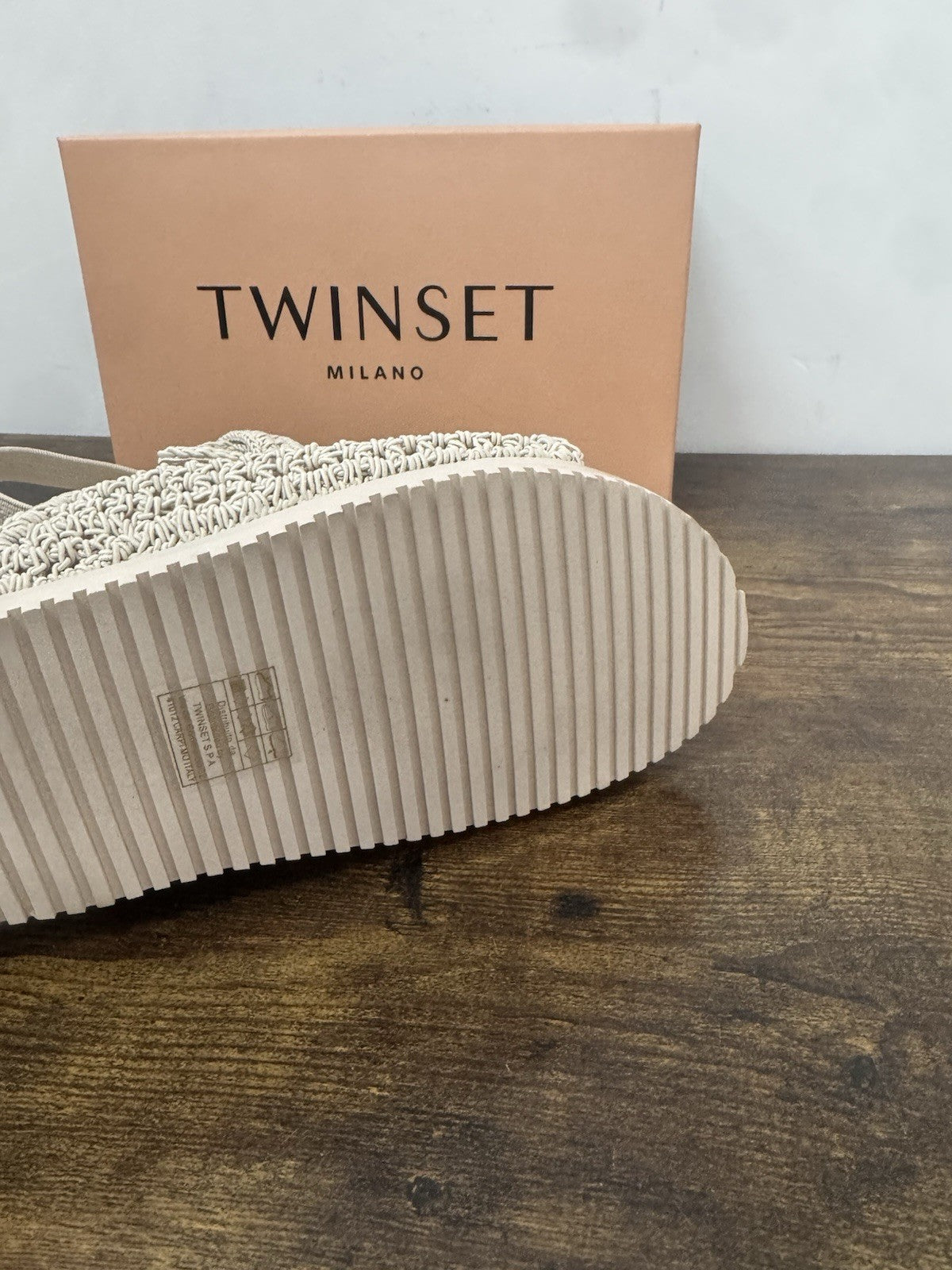 Twin Set Milano Sandalo Madreperla Casual Donna 37