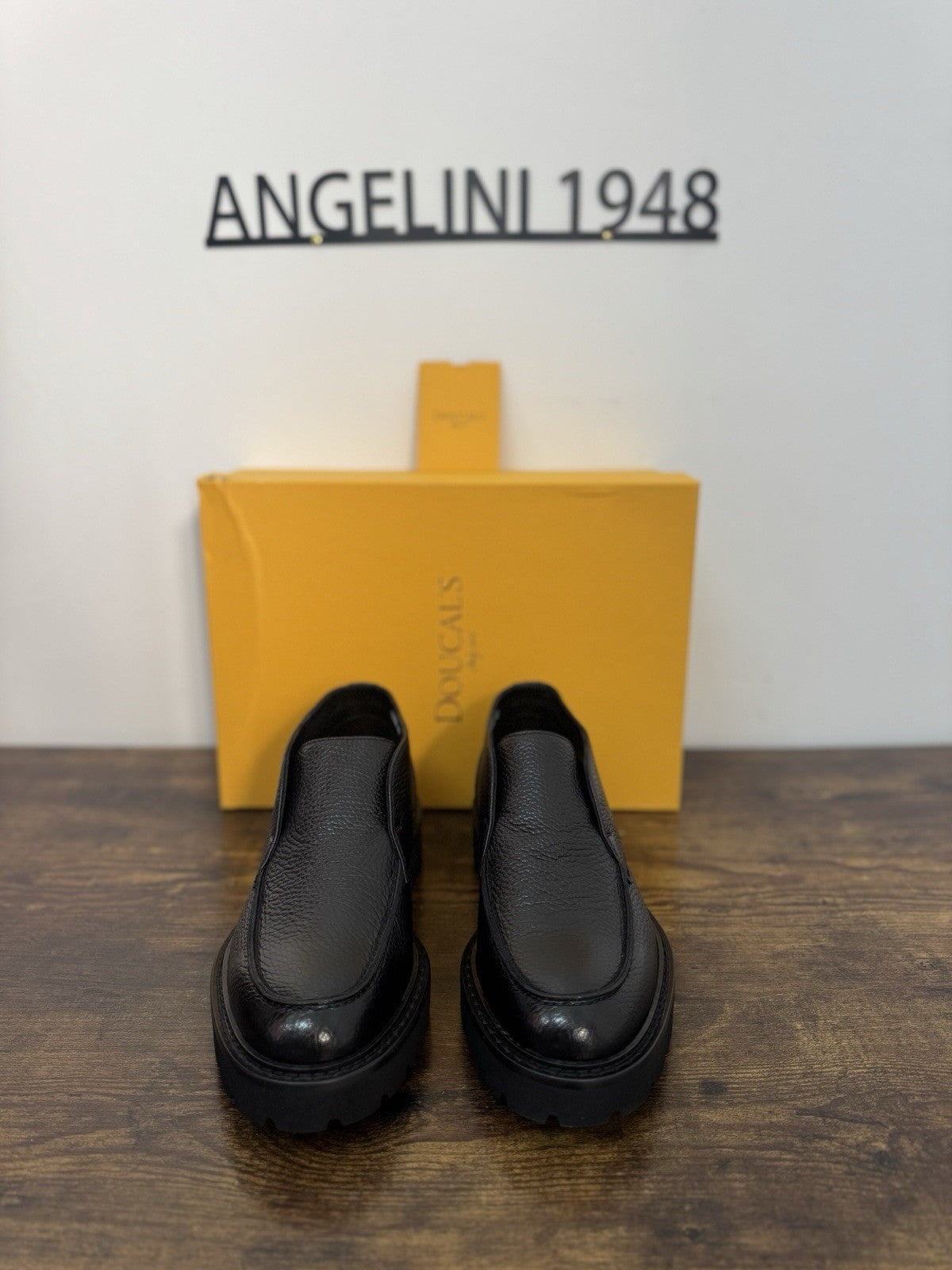 Doucal’s Open Walk Boot  Pelle Nera Casual Scarpa Doucal’s Uomo 44