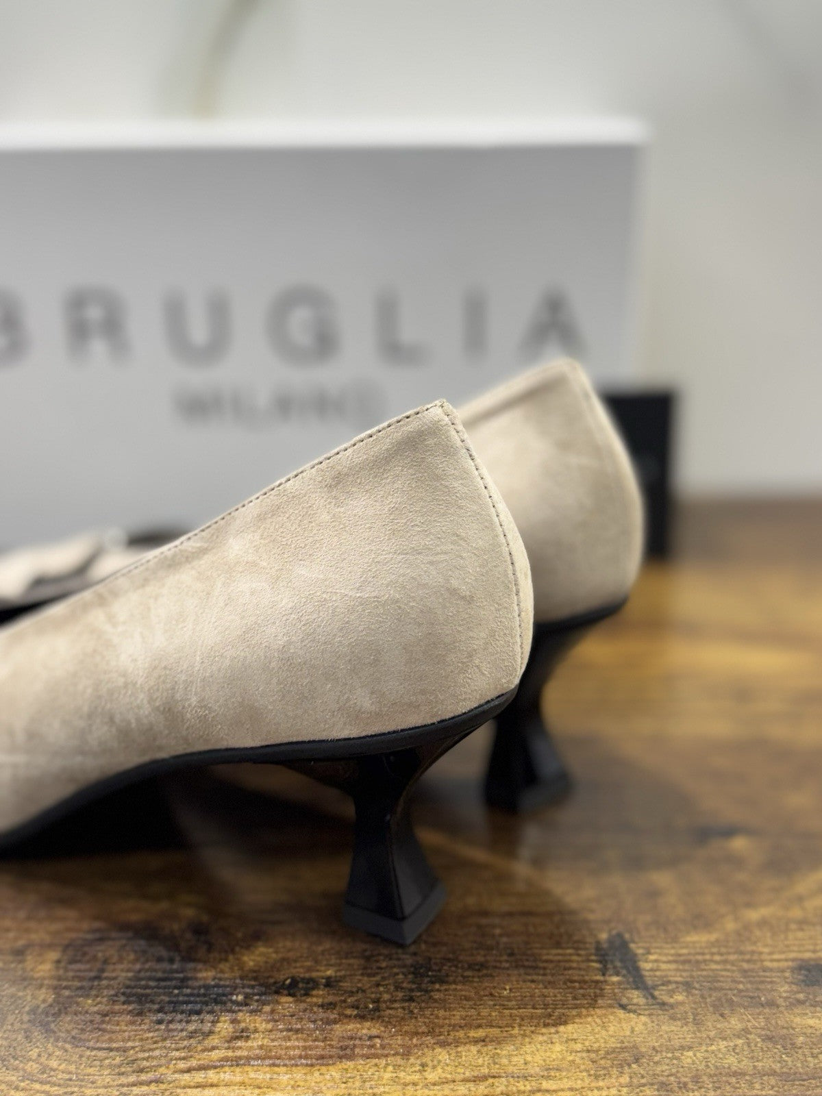 Bruglia Milano Décolleté  Beige ’  Pelle  Top Quality Scarpe Donna 41