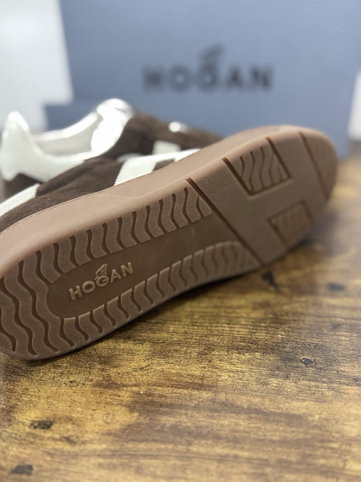 Hogan Cool Sneaker Suede Brown  Casual Hogan Scarpa Uomo 43