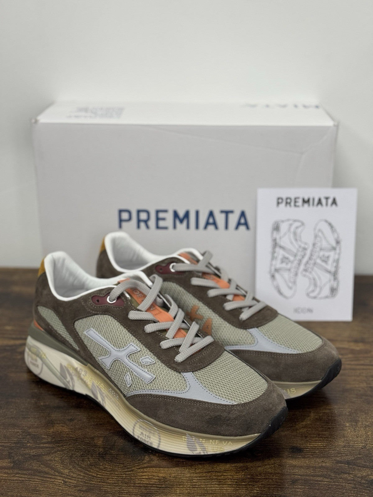 Premiata Moerun Sneaker Suede Verdone  Casual Premiata Uomo 42