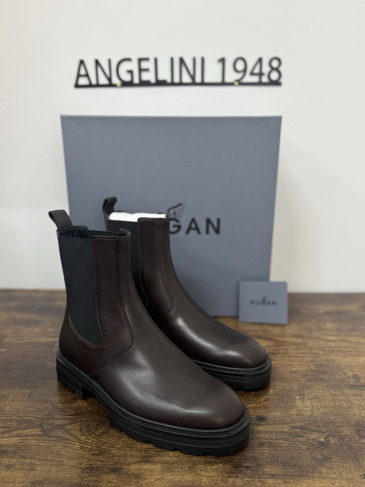 Hogan H673 Chelsea Boot Uomo Pelle  Testa Moro Extra Light Casual Boot Uomo 42