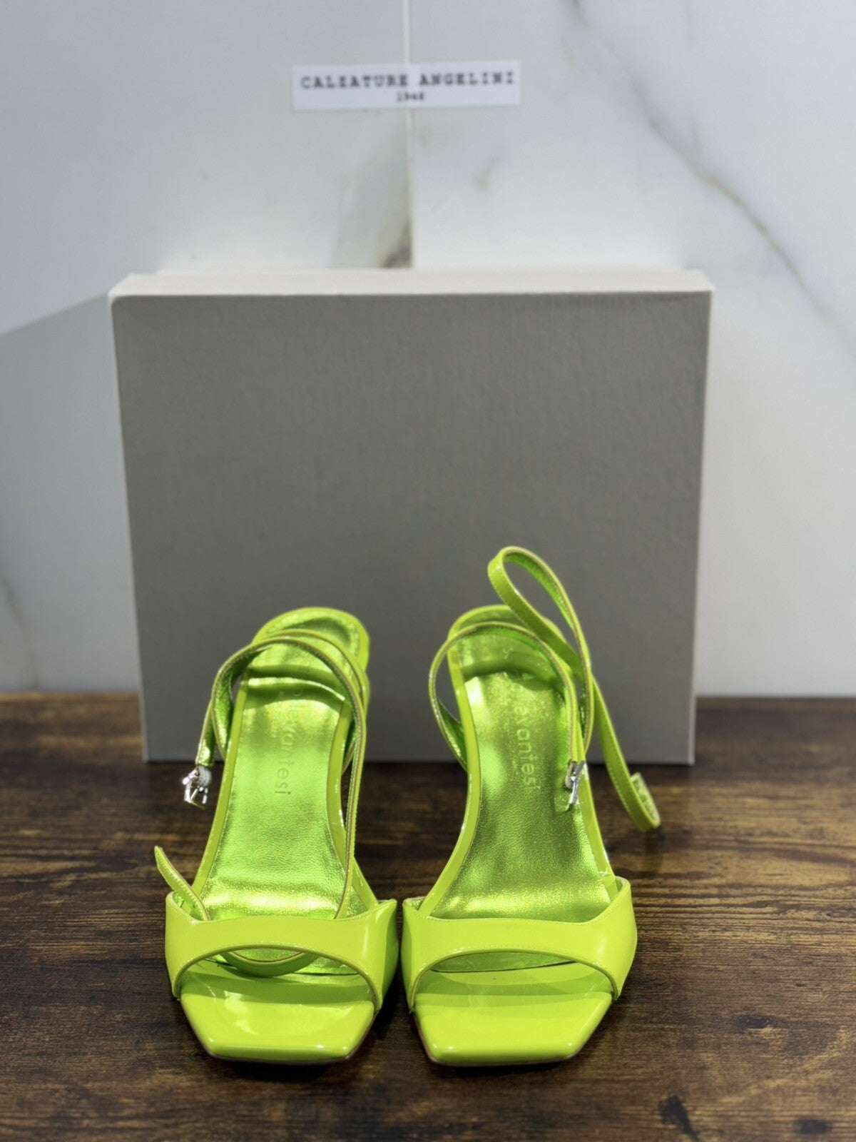 Sergio Levantesi Sandalo Donna Tania  Verde       Luxury Woman Sandal 37.5