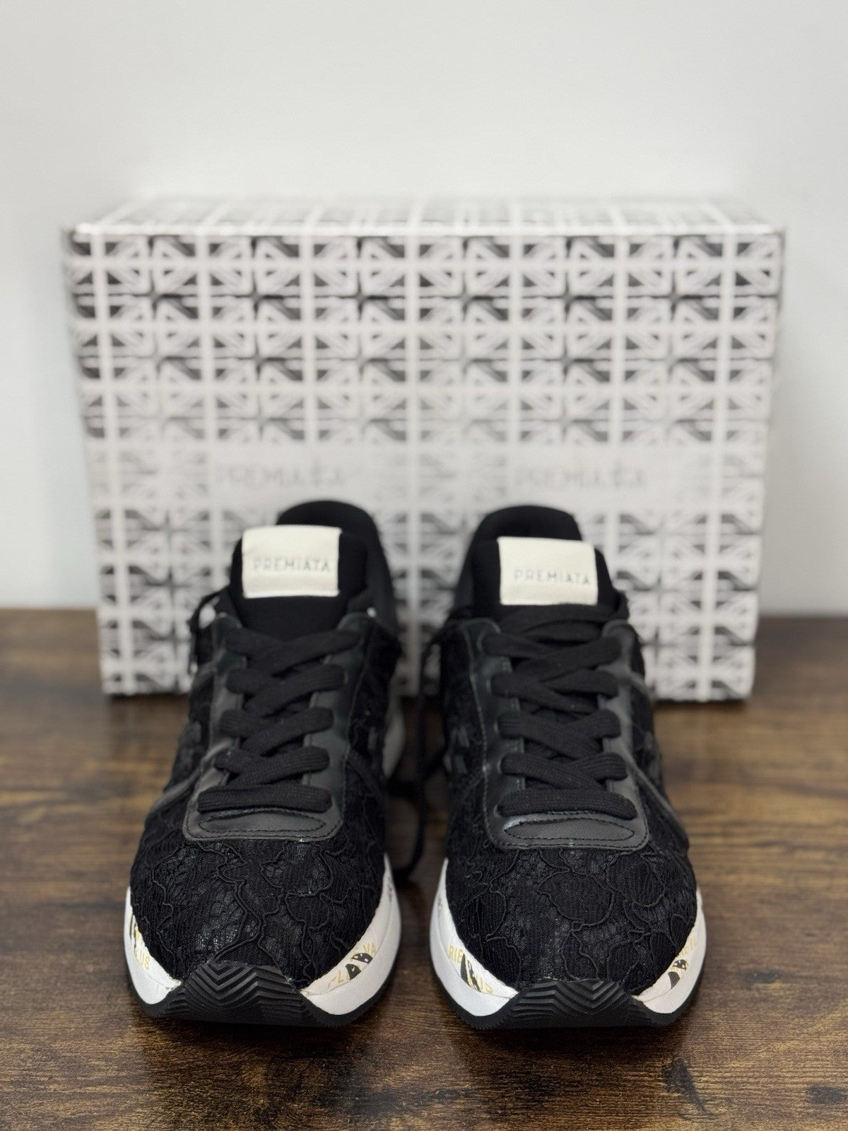 Premiata Sneaker Liz Nero Tessuto E  Pelle    Casual Premiata Scarpa Donna 36