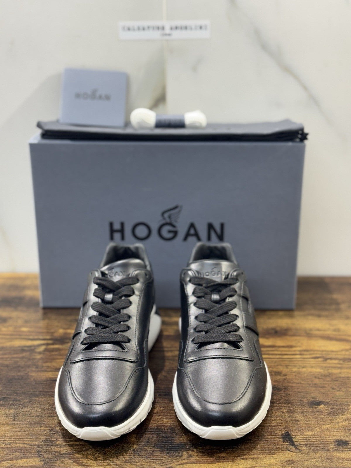 Hogan Interactive 3 Sneaker Pelle Nero Casual Hogan Donna 37