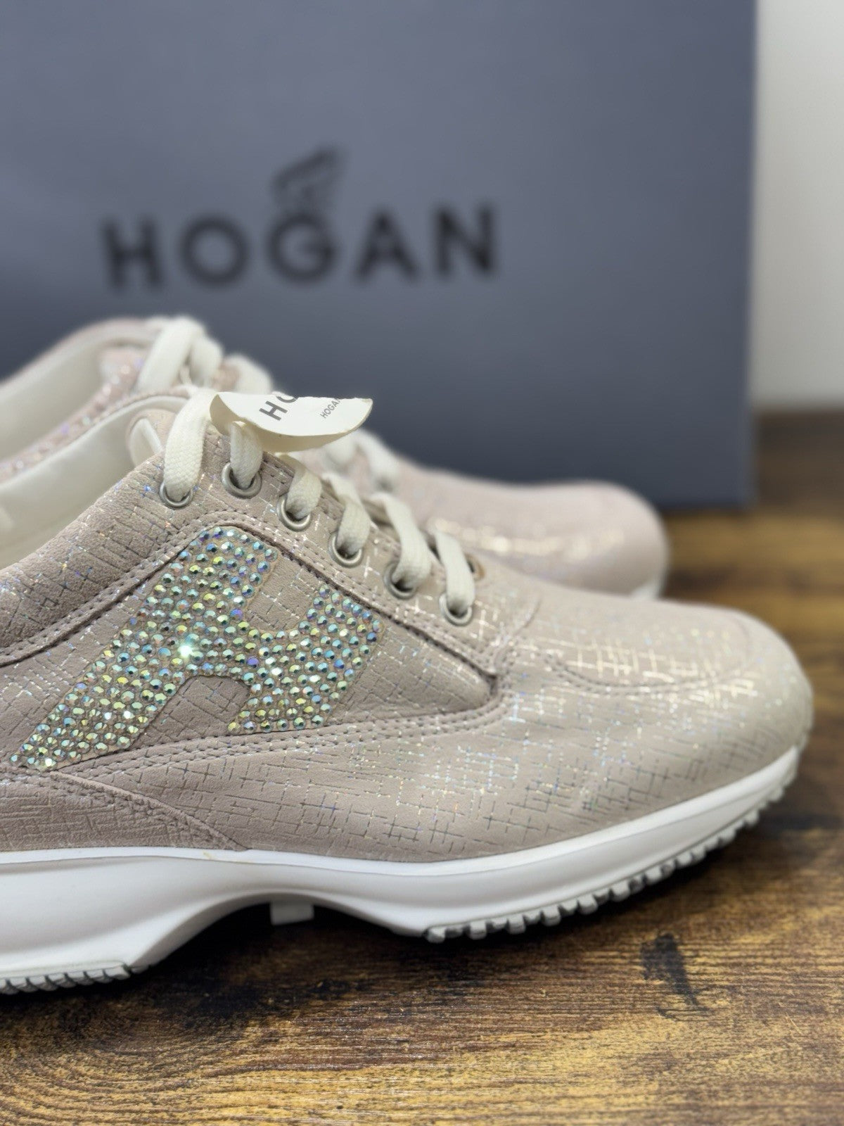 Hogan Interactive Pelle Rosa  H Strass    Casual Hogan Donna 35