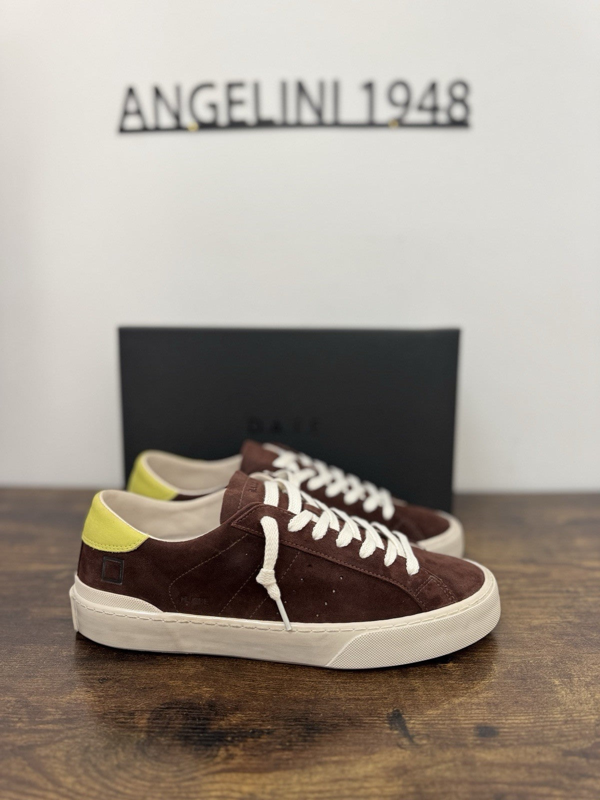 D.a.t.e. Hill Low Sneaker Pelle Suede Testa Moro   Casual Uomo 42