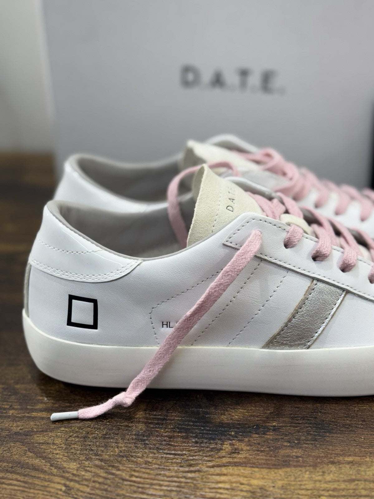 D.A.T.E Hill Low  Sneaker Bianca Causal Scarpa Donna 39