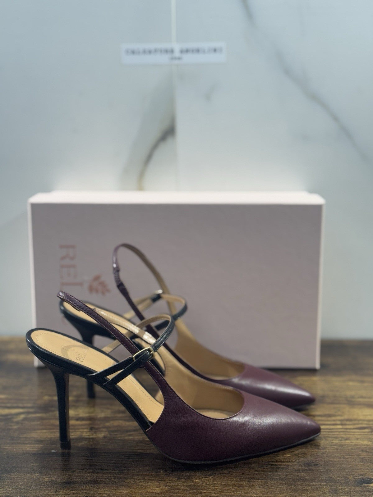 Relac  Décolleté  Sling Back Pelle Barolo  Luxury Made In Italy Donna 40