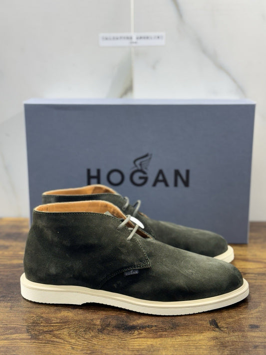 Hogan H633 Polacco Suede Muschio   Memory Foam Casual Hogan Uomo 41