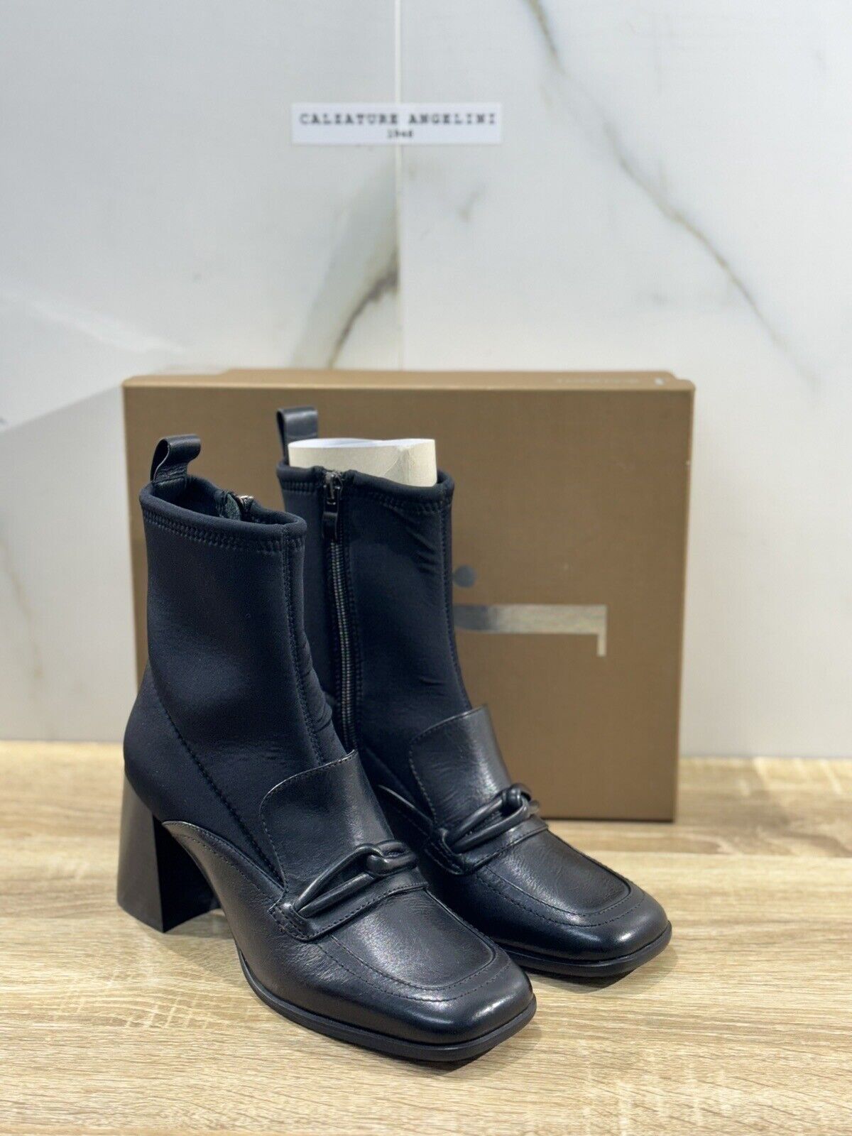 Jeannot Stivaletto  Donna Pelle Nero  Con Tacco Causal Boot  Jeannot 40