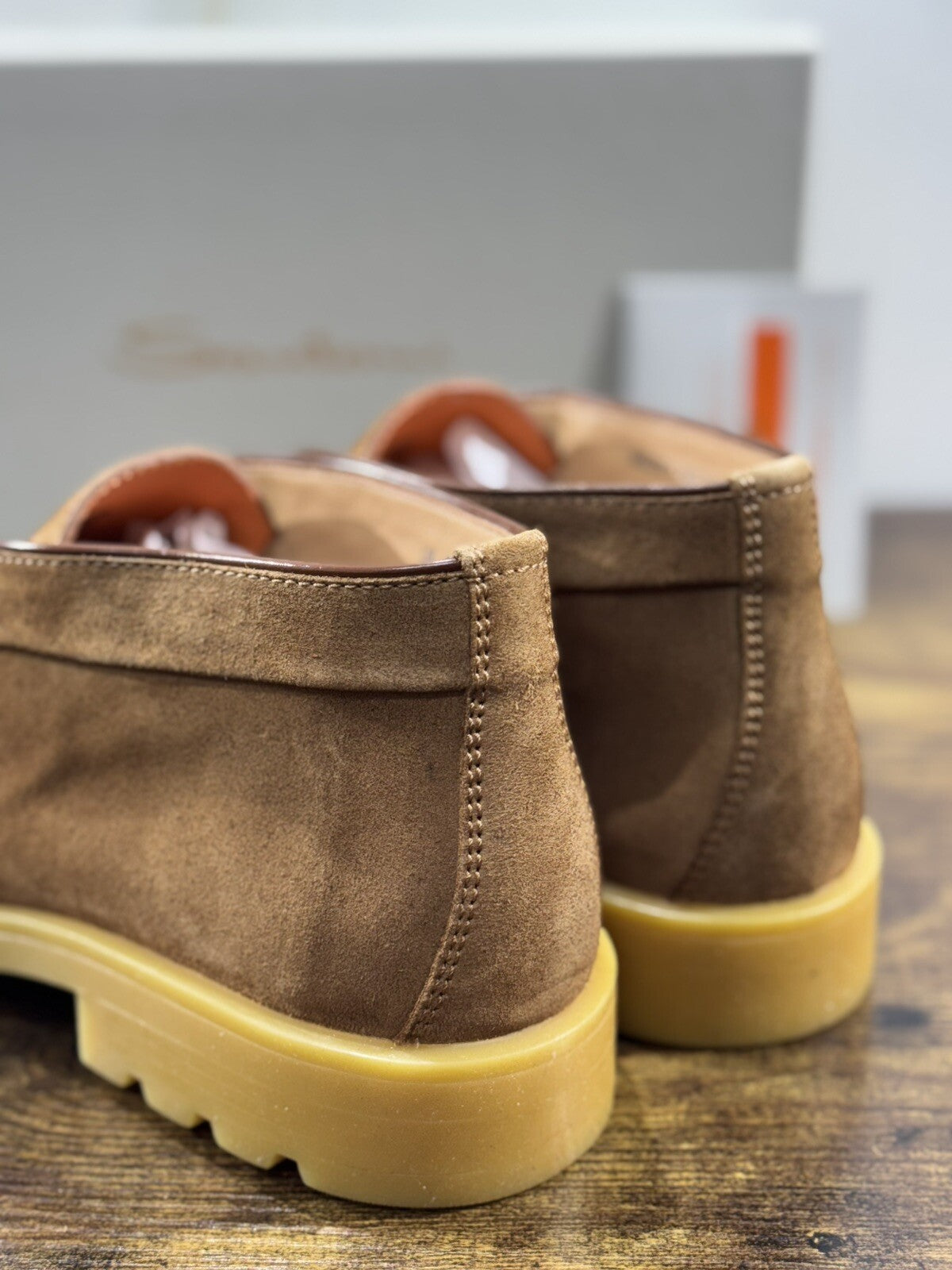 Santoni Scarpa Uomo Polacchino    Pelle  Open  Walk  Luxury Men Santoni 10