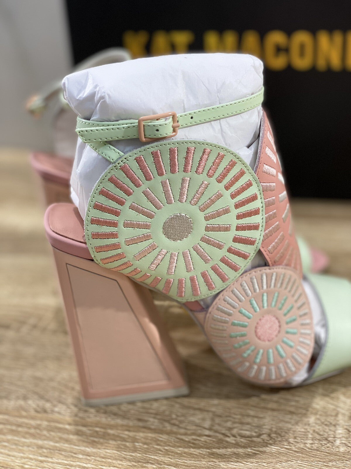 Kat Maconie Sandalo donna main Frida  Rosa Verde  multi 37