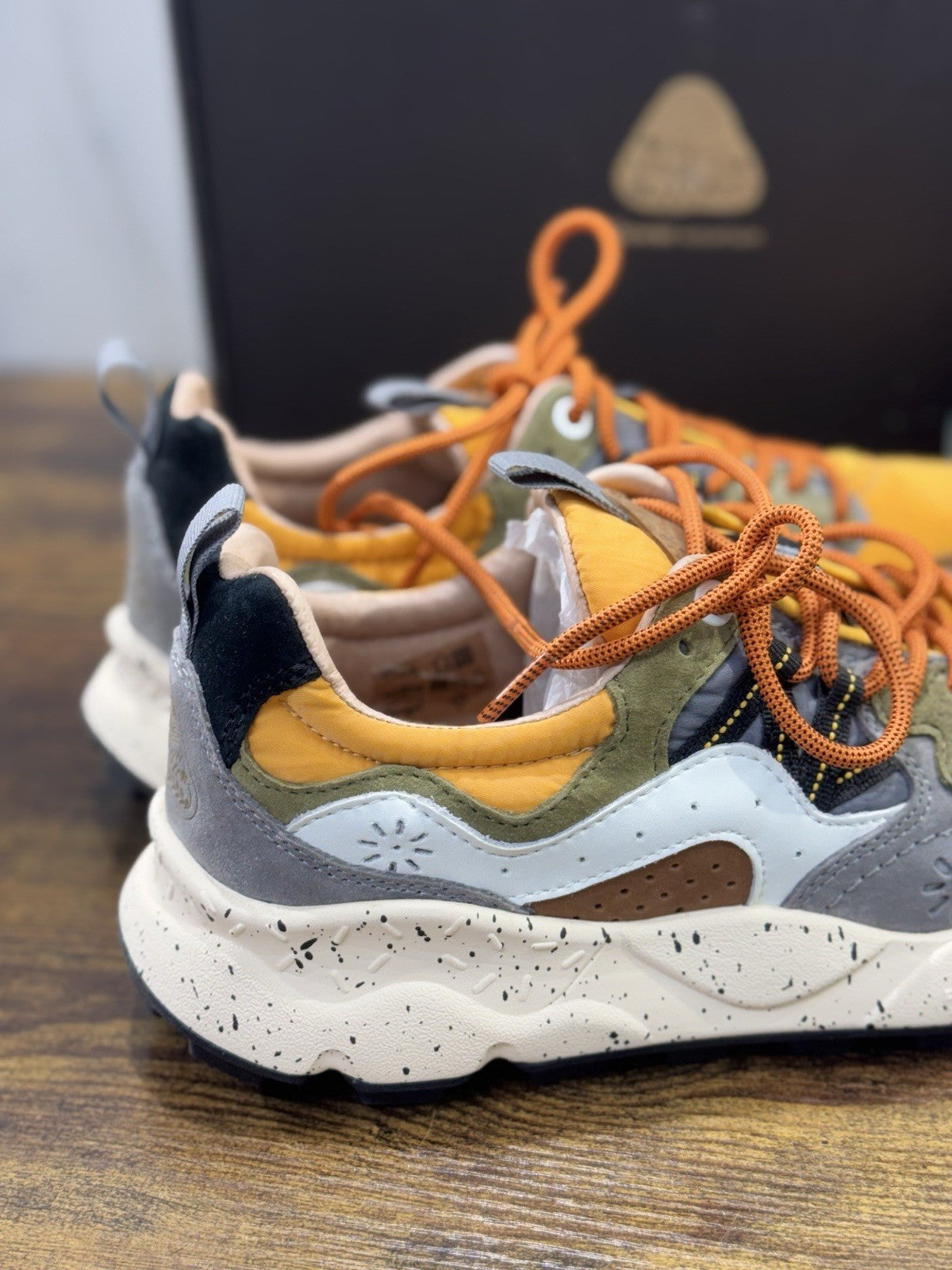 Flower Mountain Yamano 3 Brown Mustard Casual Uomo 44