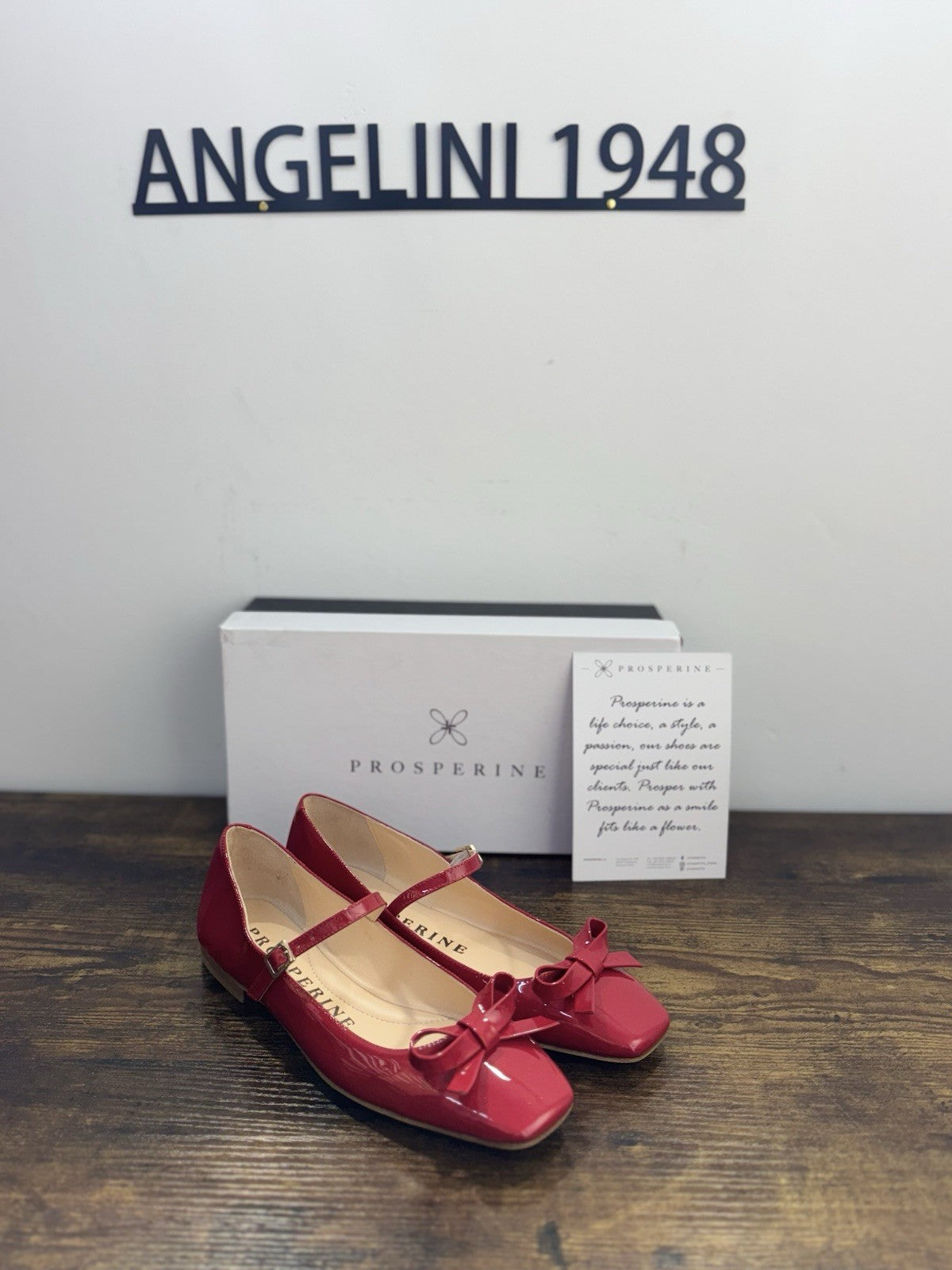 Prosperine Ballerina Vernice Rossa Casual Donna 38