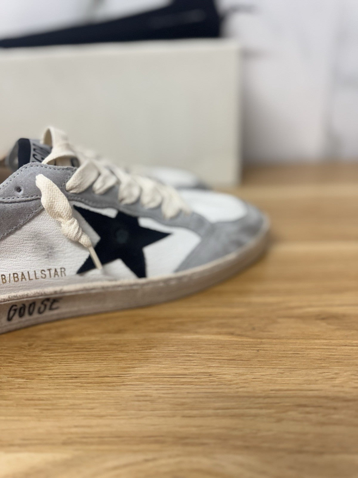 Golden Goose Ball Star White Grey Black Leo   Luxury Golden Goose Uomo 43
