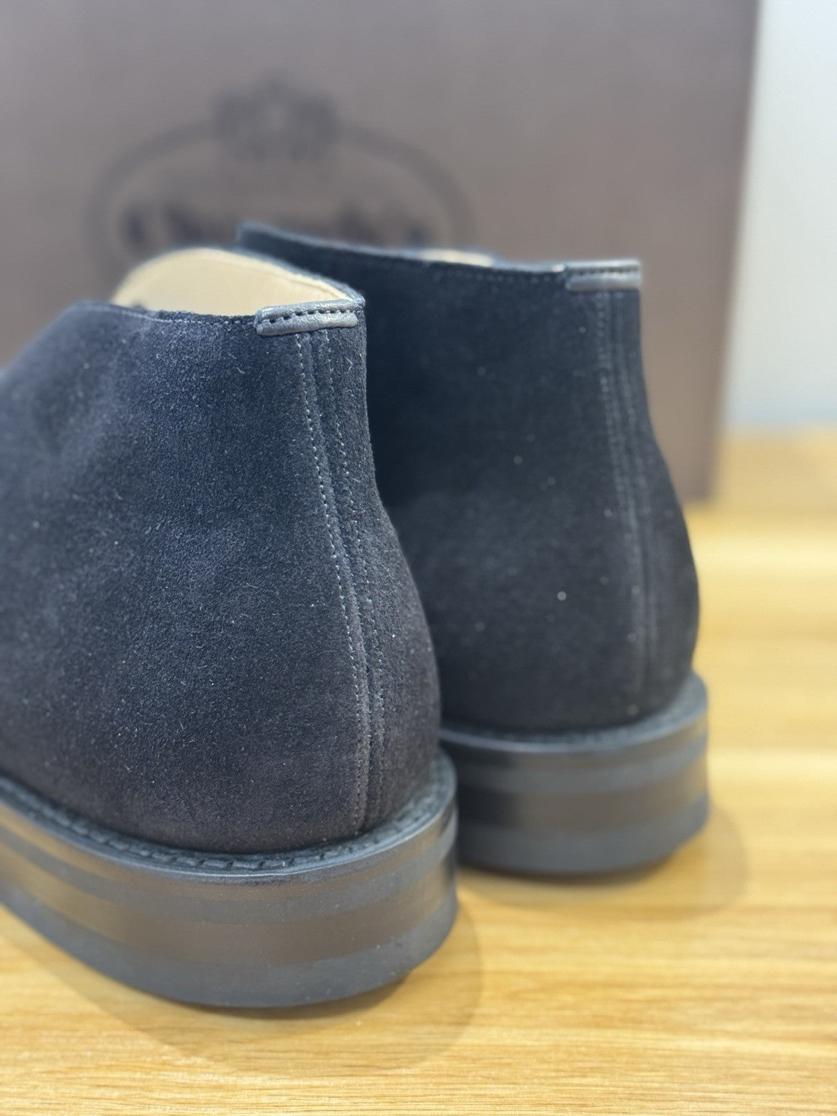 Church’s Ryder 3 81 Polacchino Suede Nero  Luxury Church’s Uomo 40