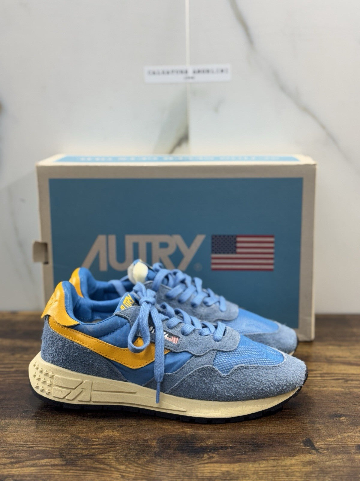 Autry Reelwind  Low Men Sneaker Celeste  Casual Autry Uomo 40