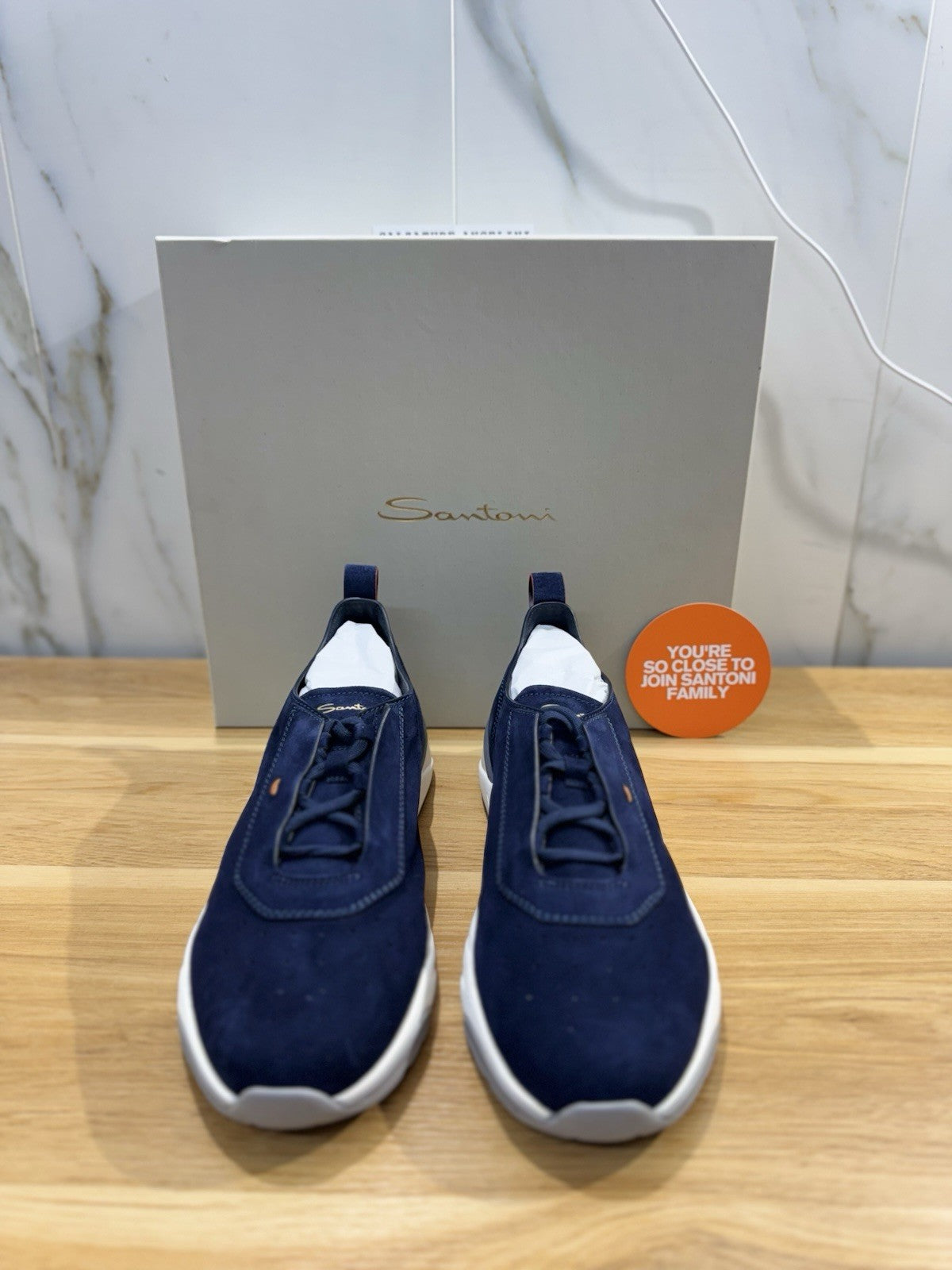 Santoni Innova Sneaker Light Blu   Pelle Casual Men Shoes Santoni Innova 44