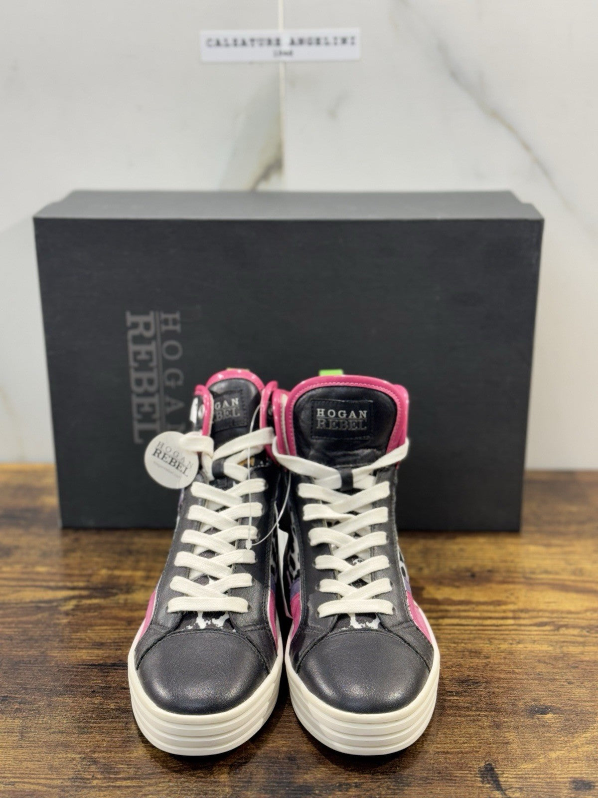 Hogan Rebel Sneaker Bianco Multicolor  Casual Hogan Donna 35
