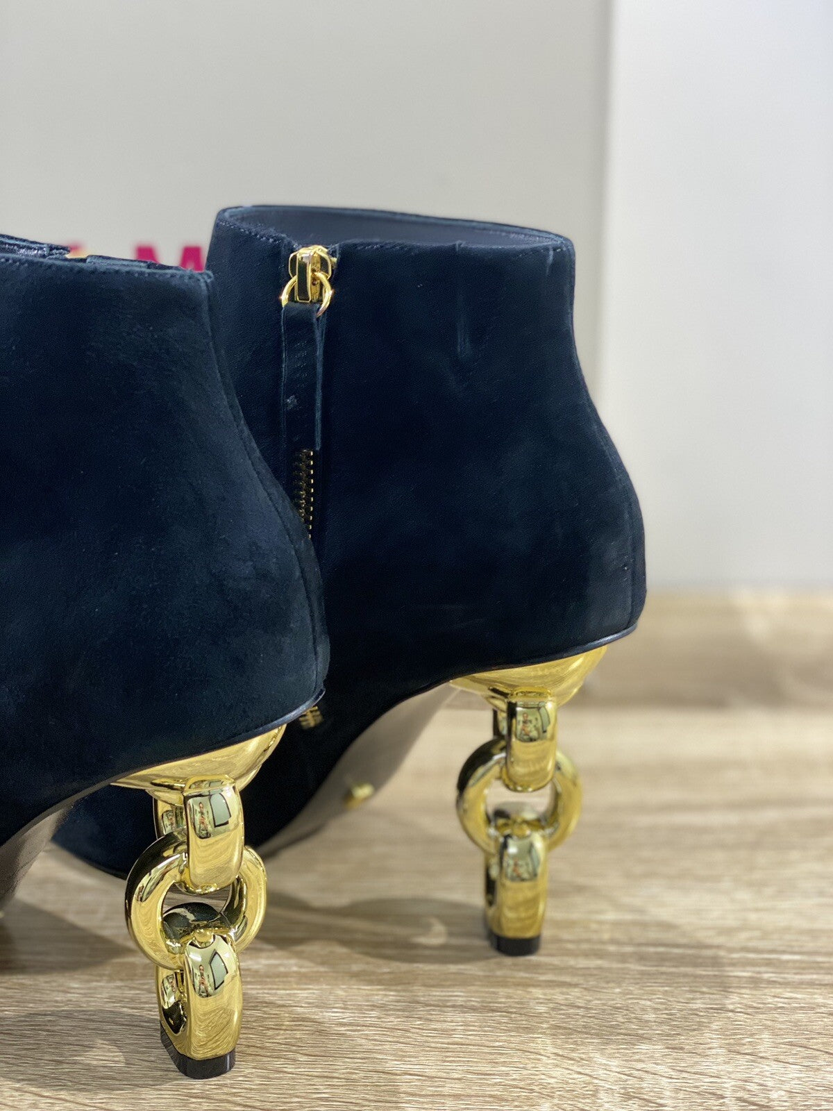 Kat Maconie stivaletto donna Toni Black  suede luxury boot woman 37