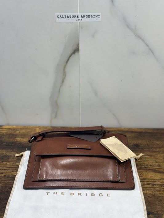 The Bridge Pochette Pelle Cuoio  Da Polso Top Quality The Bridge Uomo
