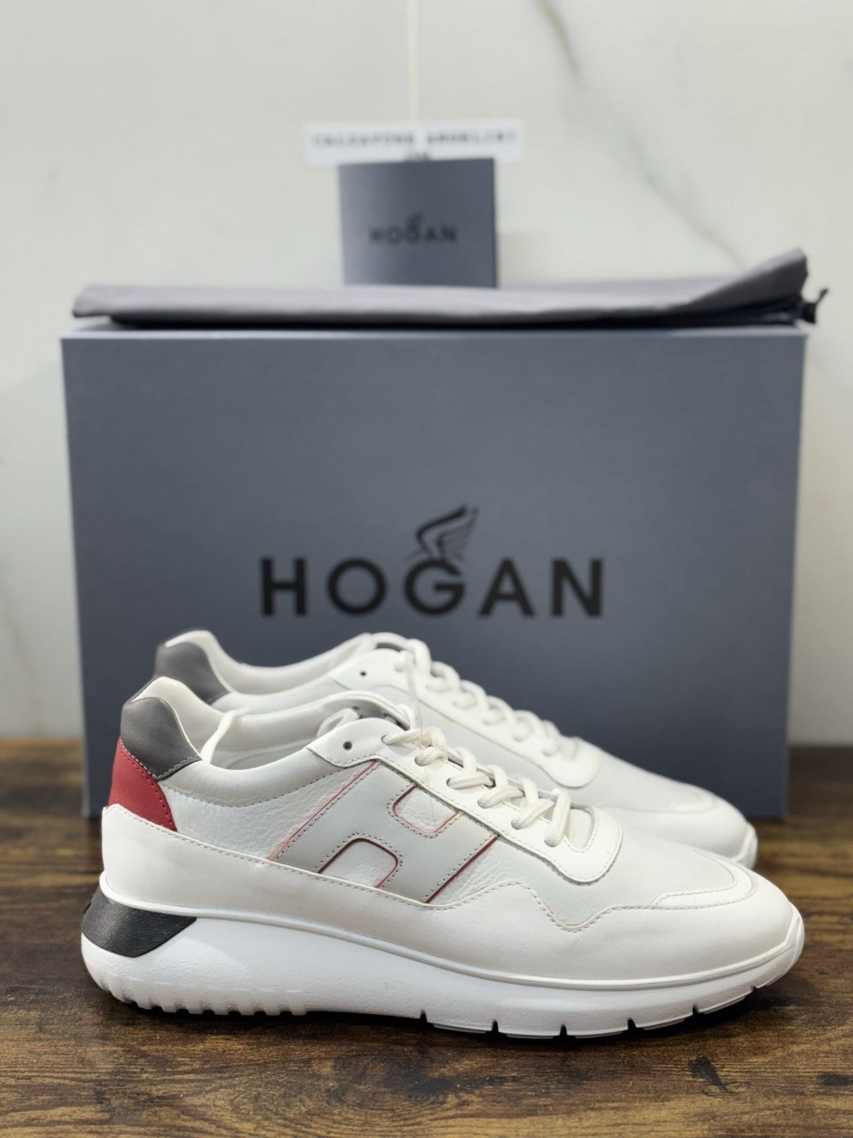 Hogan Interactive 3 Pelle Bianca  Casual Hogan Uomo 39