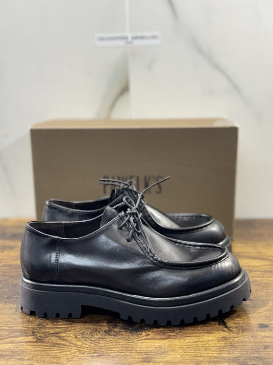 Pawelk’s Derby  Uomo Pelle Nero  Hand Made  In Italy Derby 39