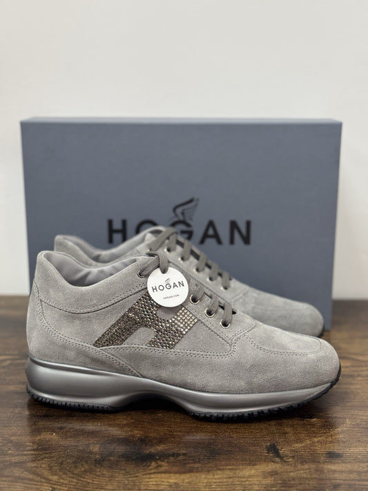 Hogan Interactive Pelle Suede Fumo H Strass Icon     Casual Hogan Donna 38.5