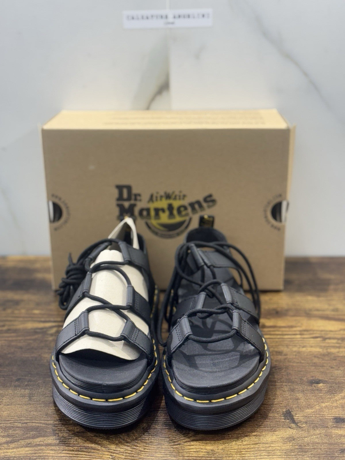 Dr Martens Sandalo Nartilla Pelle Nero Casual Dr Martens Donna 40