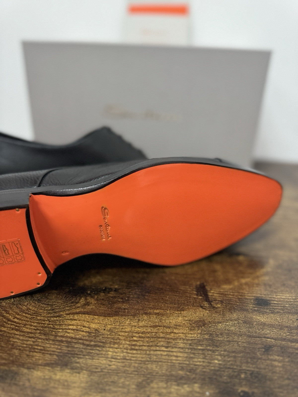Santoni Stringata In Pelle Di Cervo Goodyear Luxury Scarpa Santoni Uomo 43