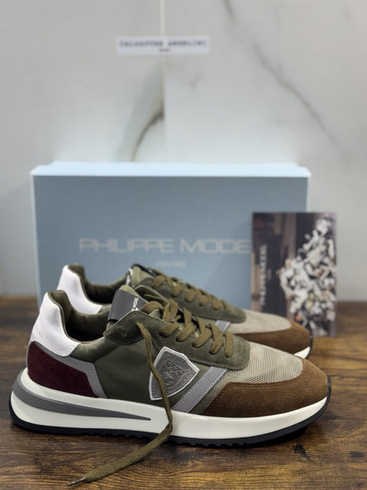 Philippe Model Sneaker Uomo Antibes Suede Verdone  41