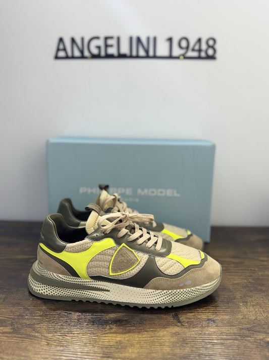 Philippe Model Olympique Low  Sneaker Pelle Militare       Casual Uomo 43