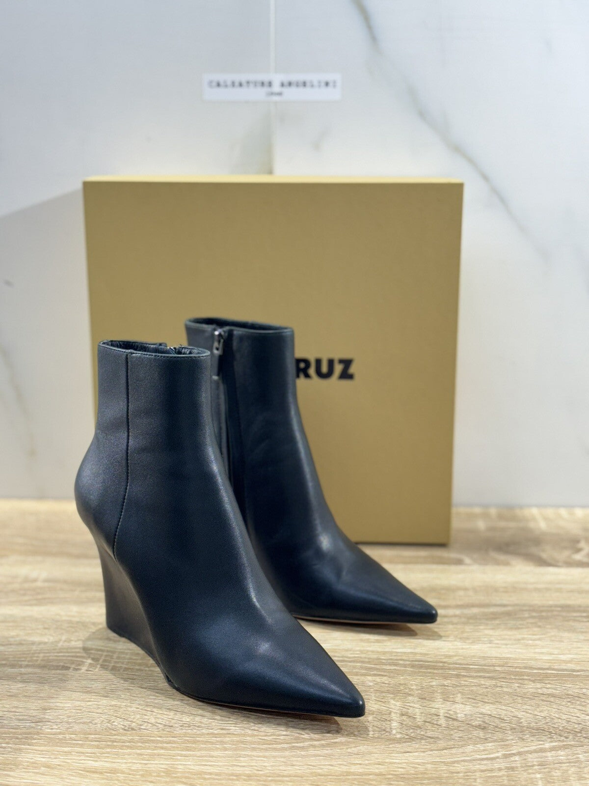 Lola Cruz Stivaletto Donna Pelle Zeppa Nero Casual Shoes Woman Lola Cruz 37