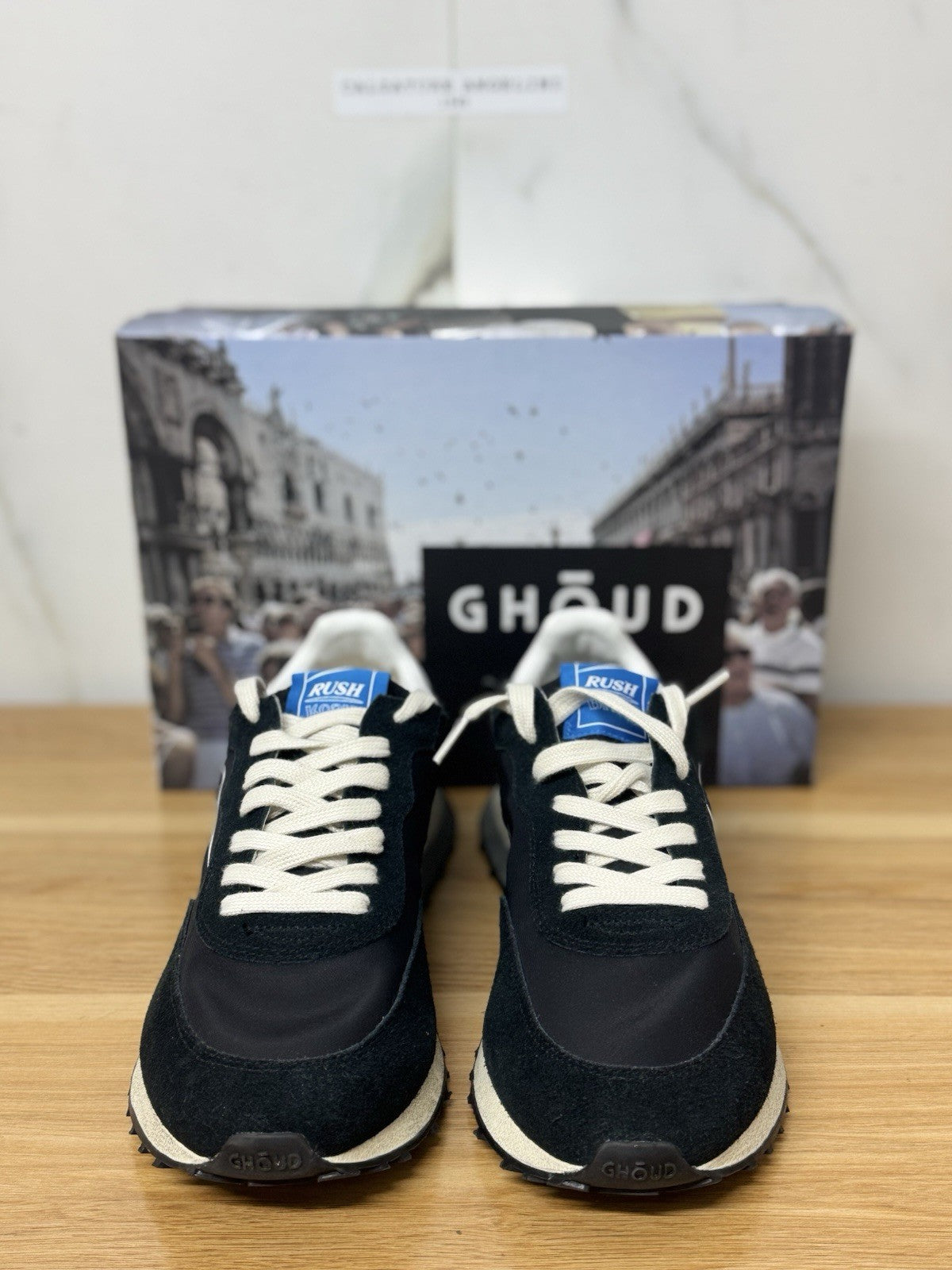 Ghoud Rush Low Sneaker Suede Nero Casual Uomo 42