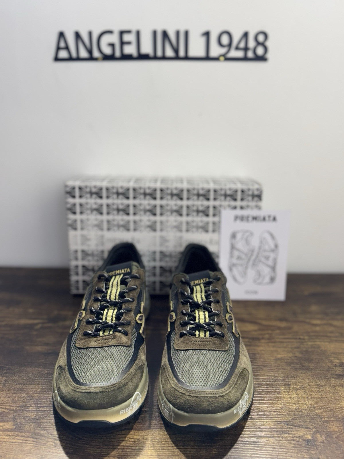 Premiata Nous    Sneaker Pelle Verde   Suede Casual Premiata Uomo 46