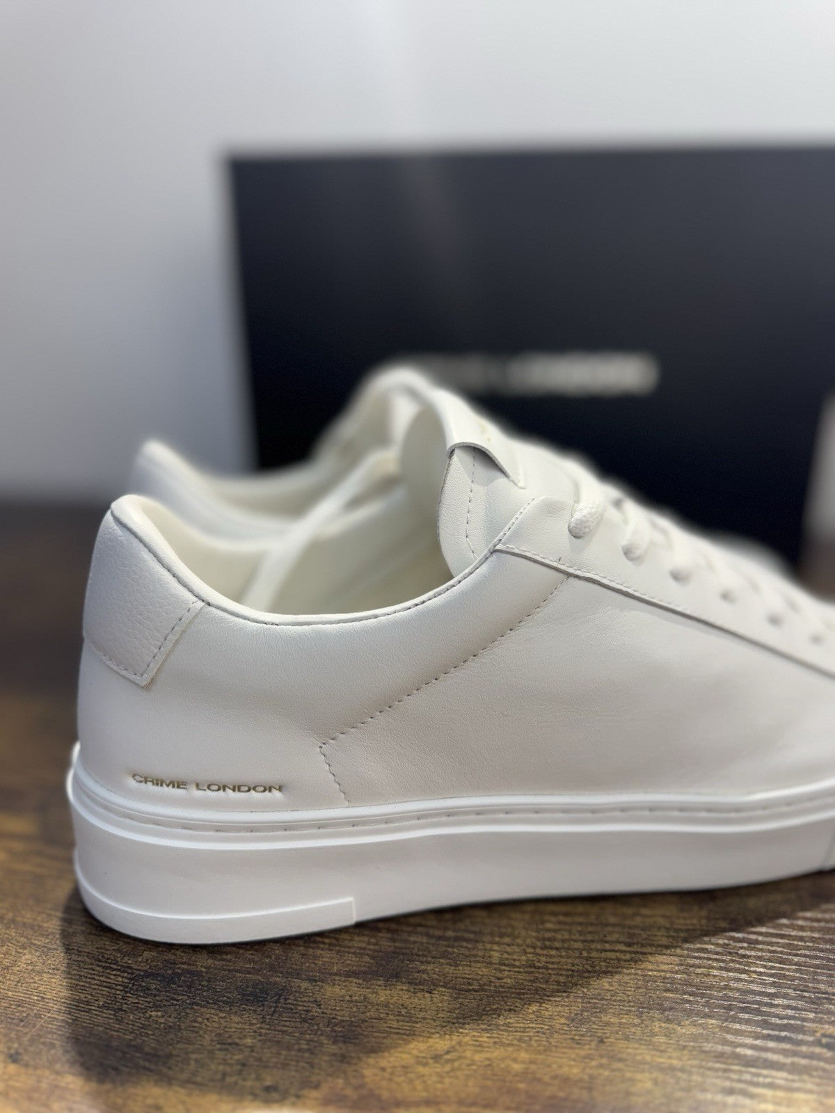 Crime London Sneaker Extra light    Pelle Bianca   Causal Uomo 44